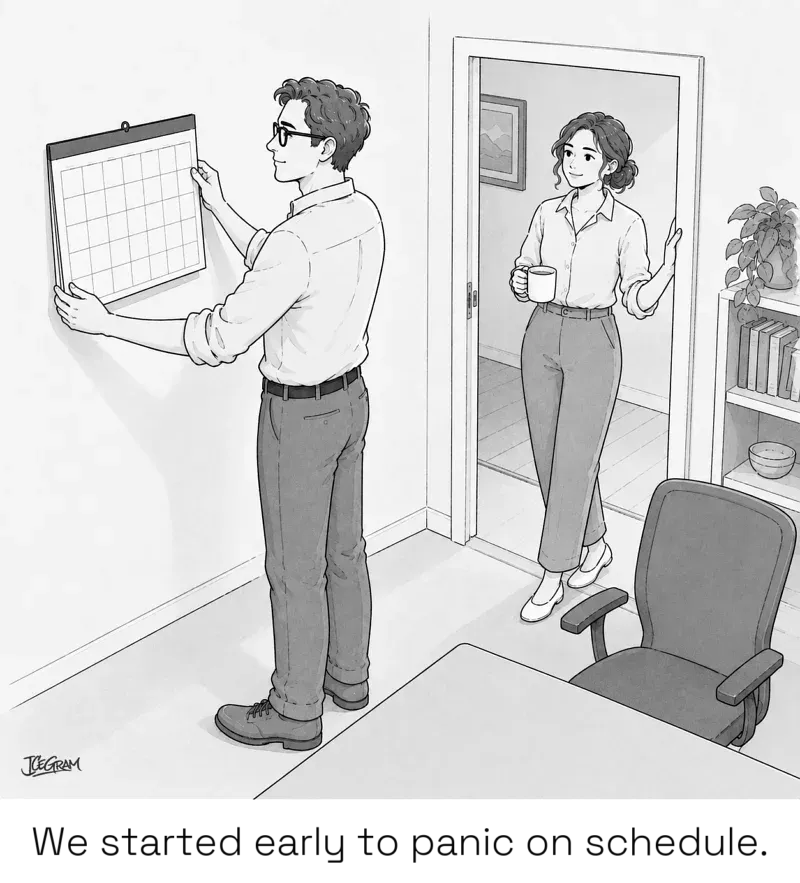 Black Friday cartoon